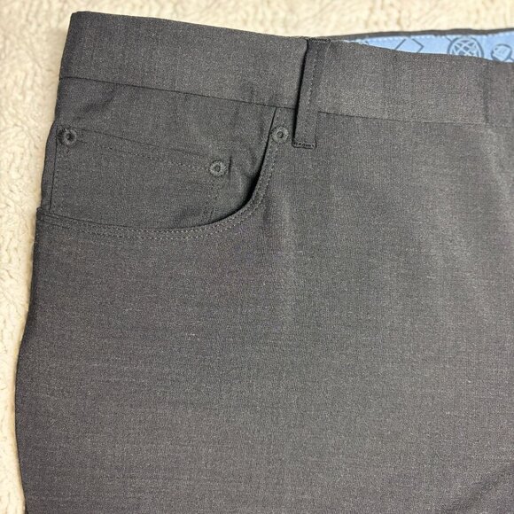PT01 $395 Mens Pants Traveller Slim Fit 58EU W40" Wool Blend Charcoal Gray MINT - Picture 5 of 15